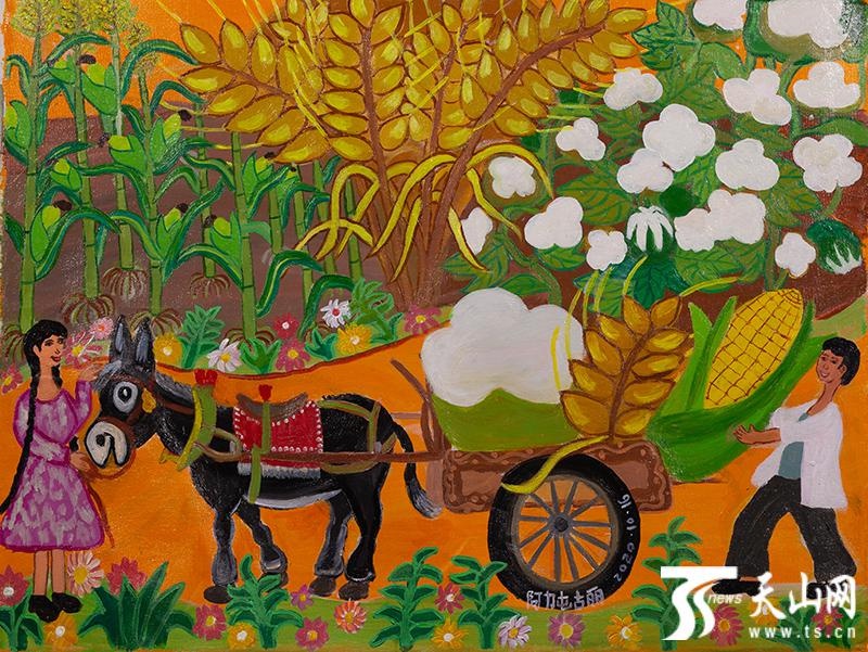 农民有"画"说——"文化润疆·美丽阿克苏美术创作大赛"获奖农民画选