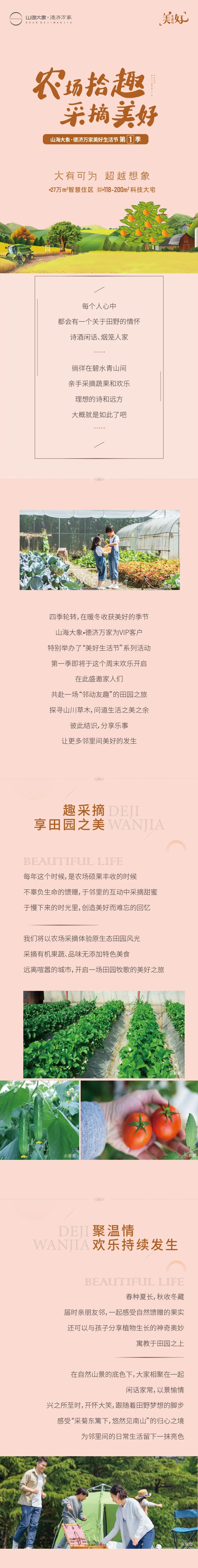 美好生活节|山海大象·德济万家邀您农场拾趣 采摘美好