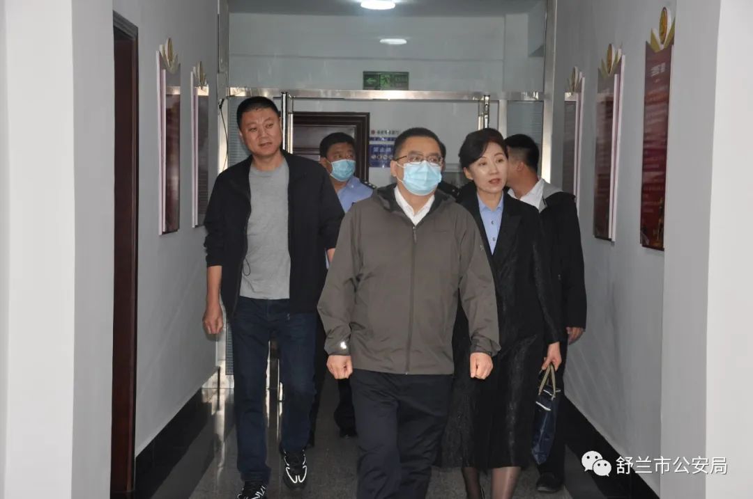 吉林市公安局政治部主任吴悠一行到我局开展调研督导