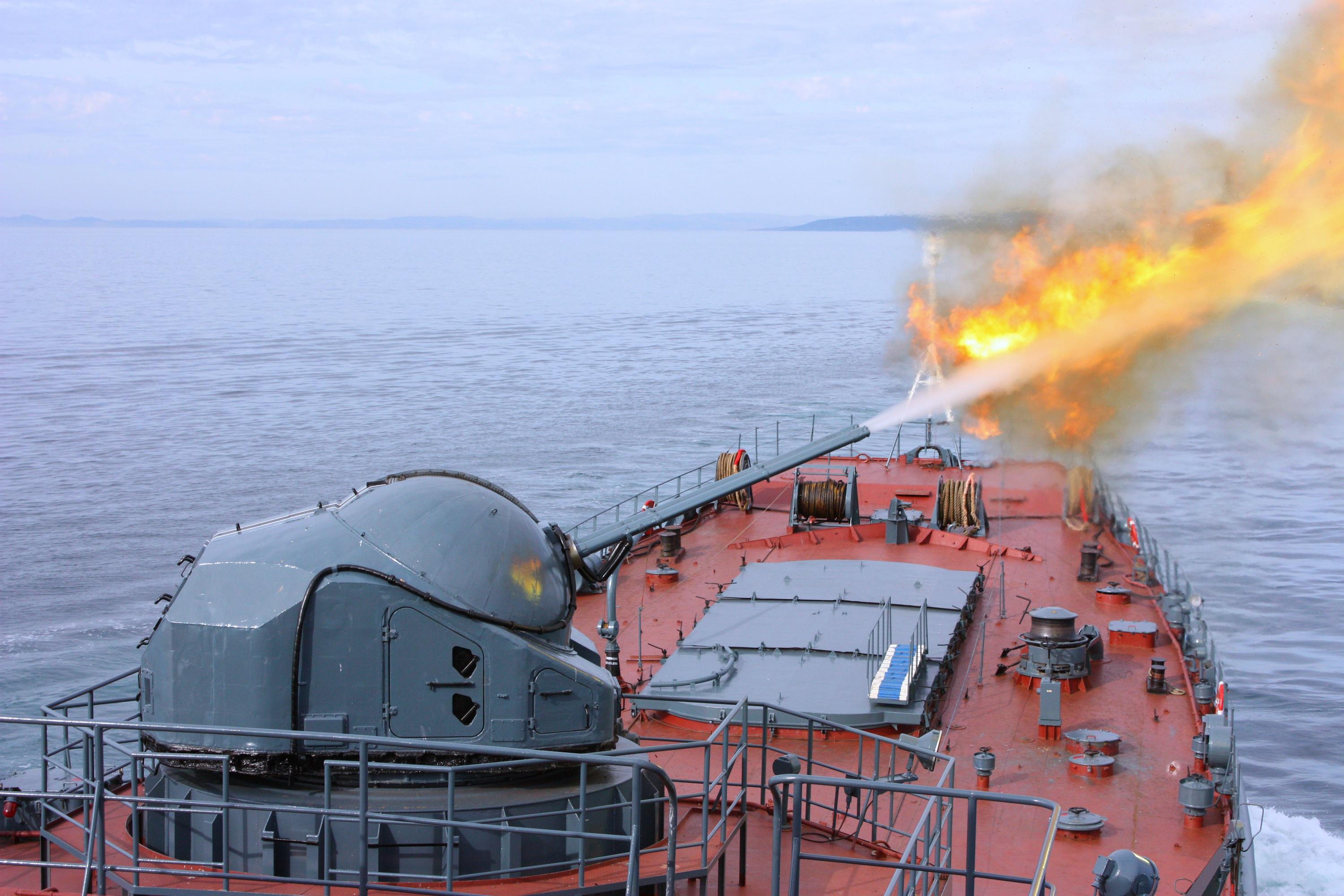 苏联第一种海军全自动炮塔—ak-725高平两用炮