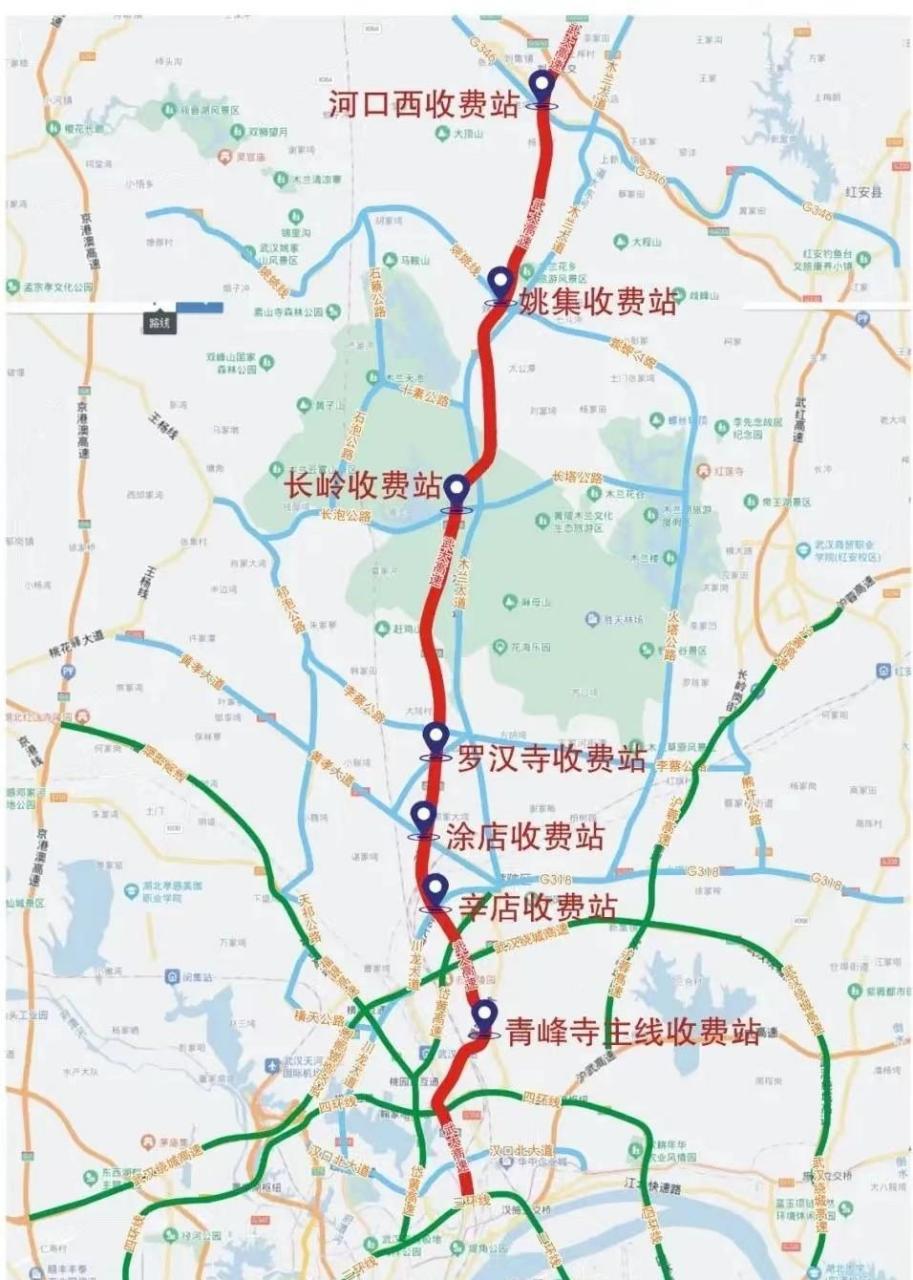 【武大高速传来最新消息,"五一"回大悟可以不走京港澳高速了】  "五一