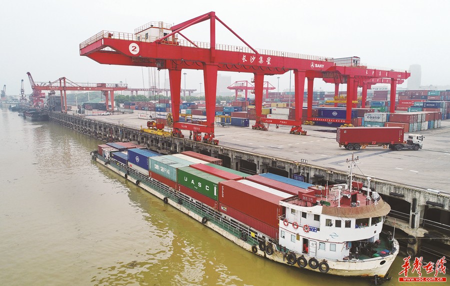 长沙新港一季度集装箱吞吐量同比大幅增长