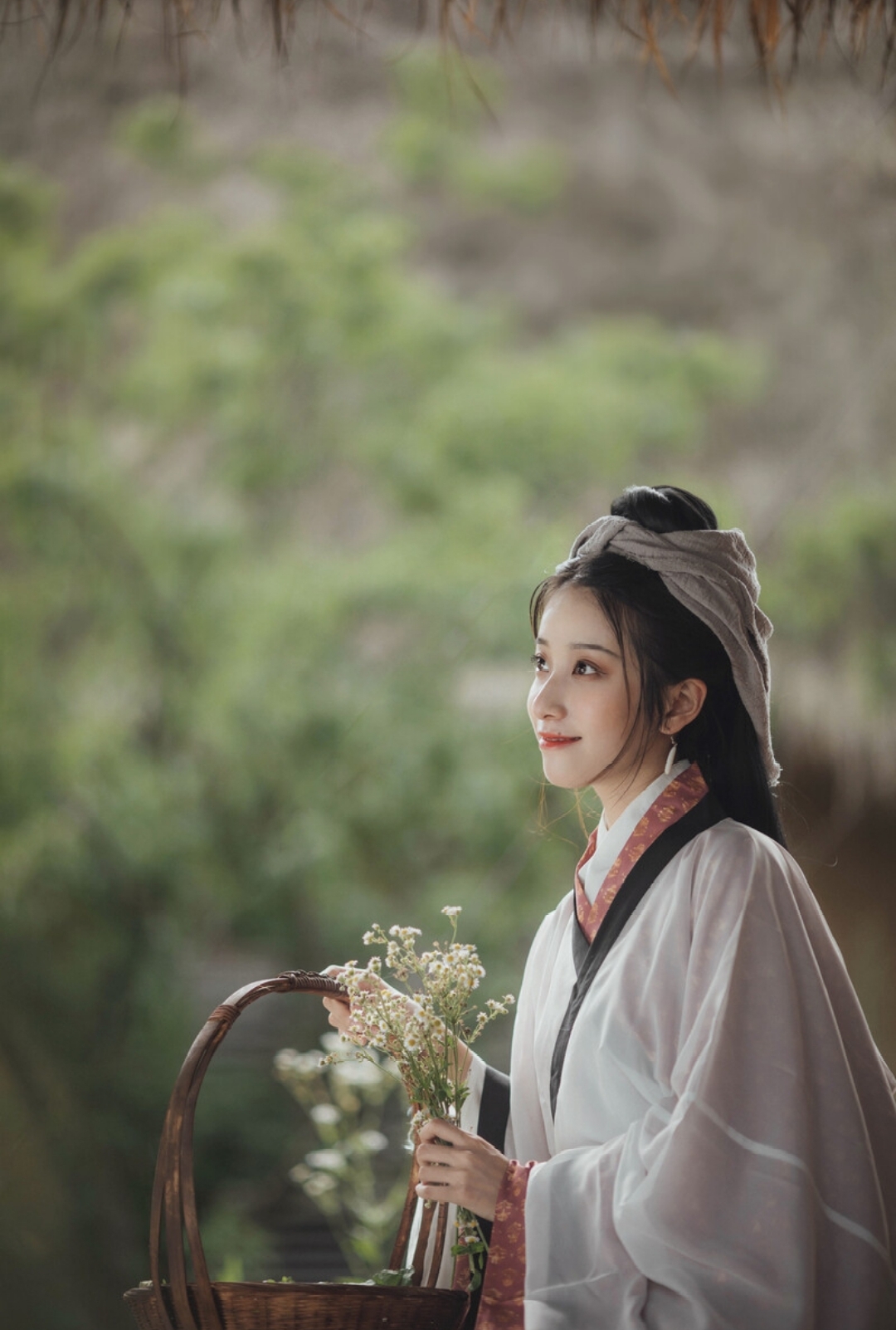 人像摄影:古装养蚕村妇