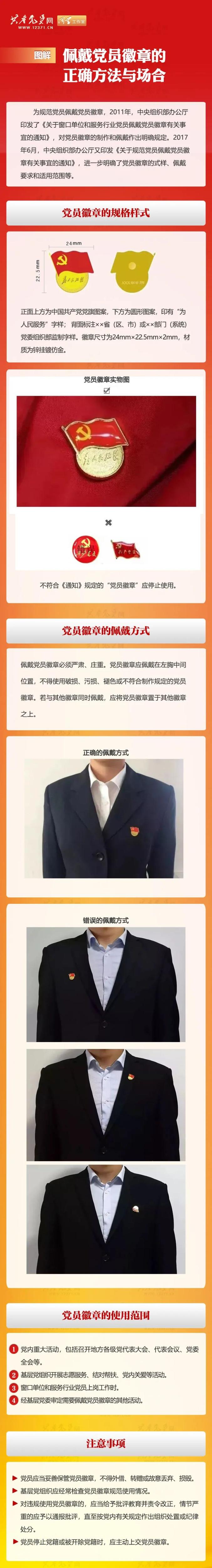 党徽的佩戴位置西服图片