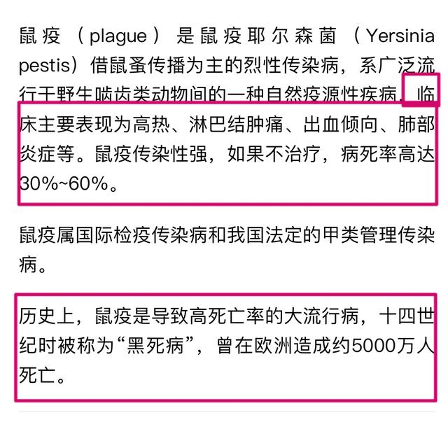 内蒙古巴彦淖尔市报告 1 例疑似腺鼠疫病例,意味着什么?