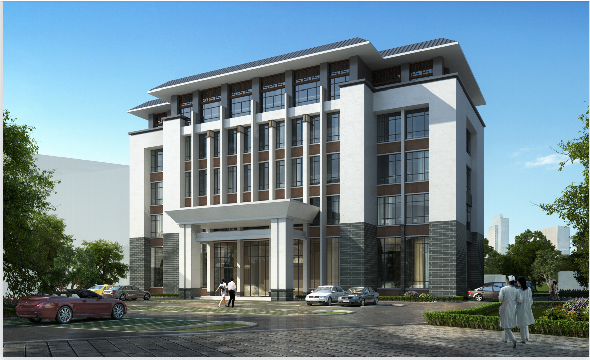 中医院门诊住院综合大楼设计案例