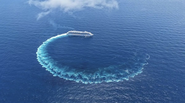 上海海事局保障第二艘国产大型邮轮“爱达·花城号”完成海上试航 - 图1