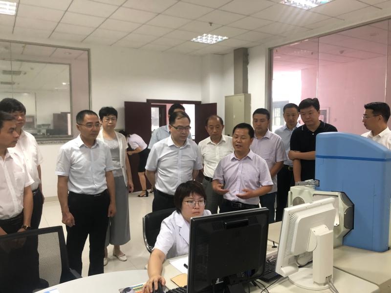 中国检验认证集团测试技术有限公司陆嵘总经理一行莅临市质检所考察