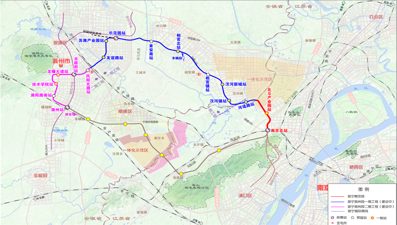 滁宁城际铁路滁州段开通!赛思时钟系统助力全国首条跨省城际铁路