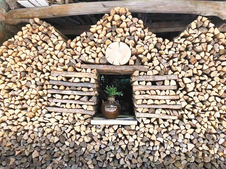 柴爿堆出艺术美