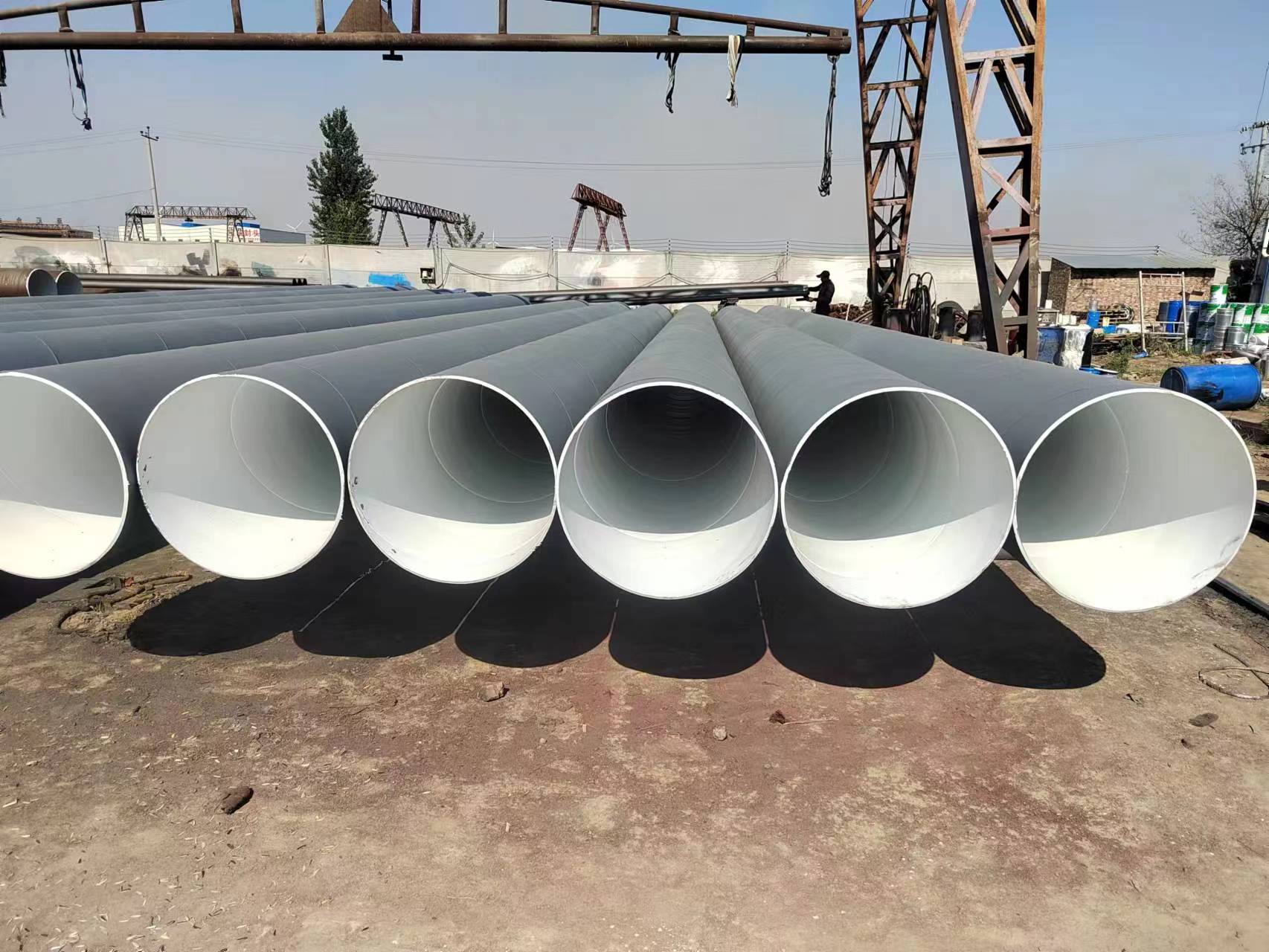 外三油两布内8710防腐螺旋钢管