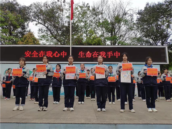 成都市龙泉驿区大面中学举行"奖章设计"表扬活动