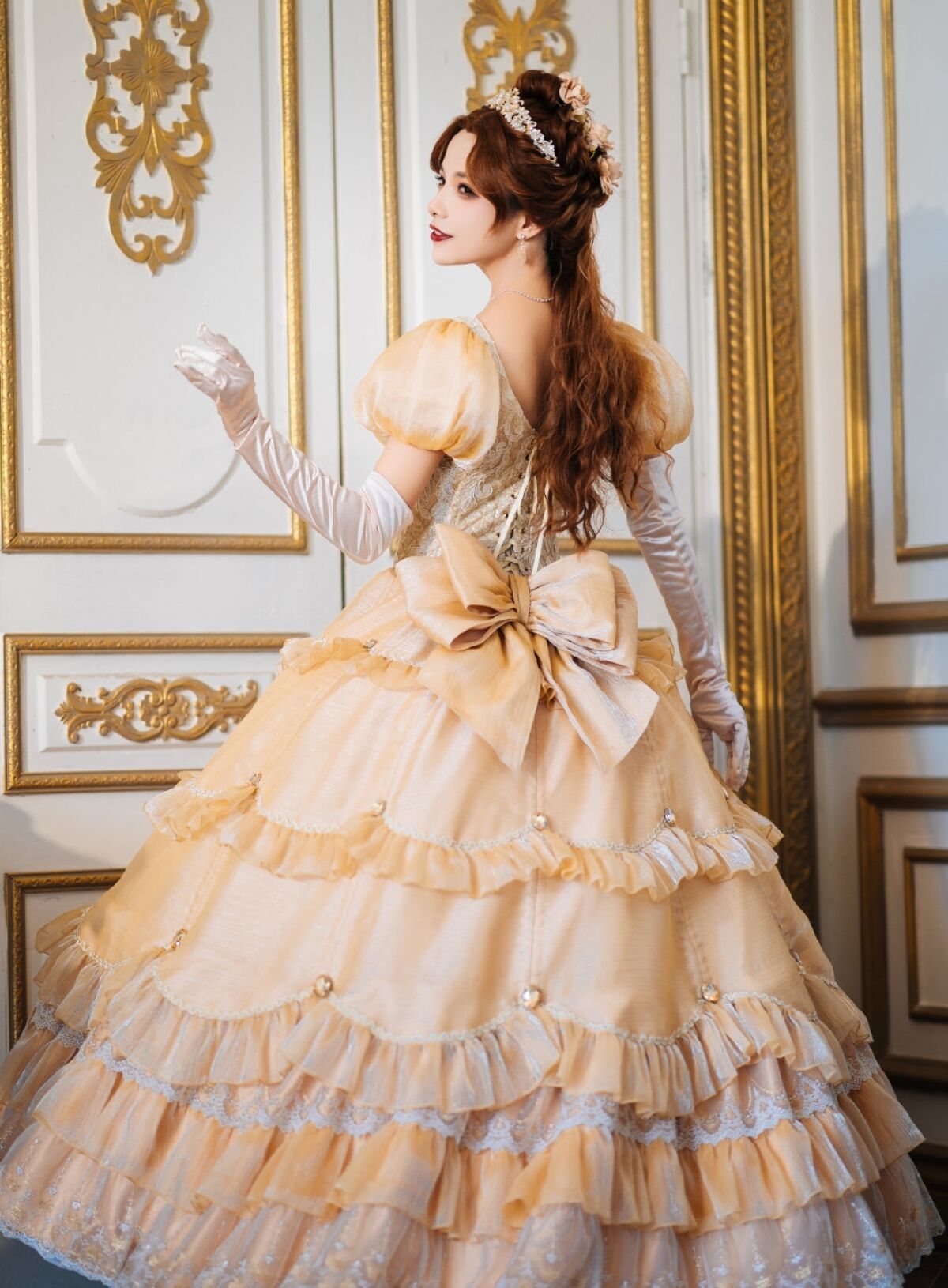 当迪士尼公主穿上"洛丽塔",白雪公主很普通,灰姑娘像变了个人