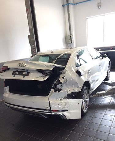 奥迪 a4l 被追尾折损费是多少