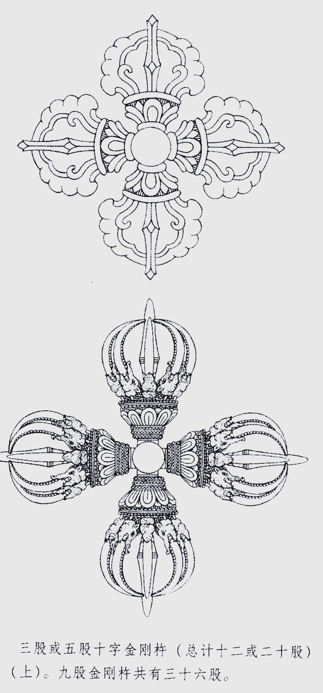 十字金刚杵:藏传佛教的神秘符号与象征