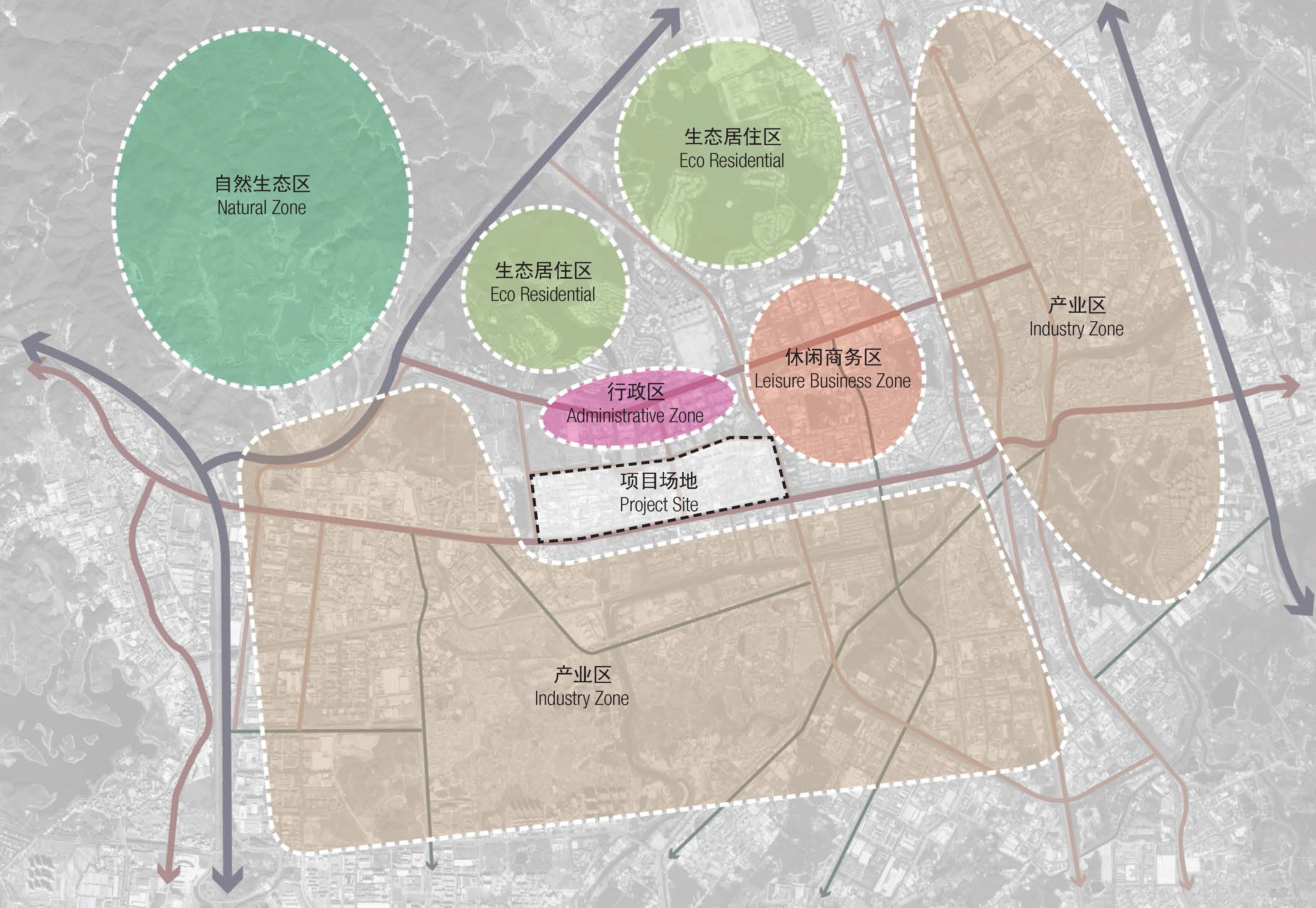 pma都市空间设计鸿荣源集团东莞塘厦中心城城市设计