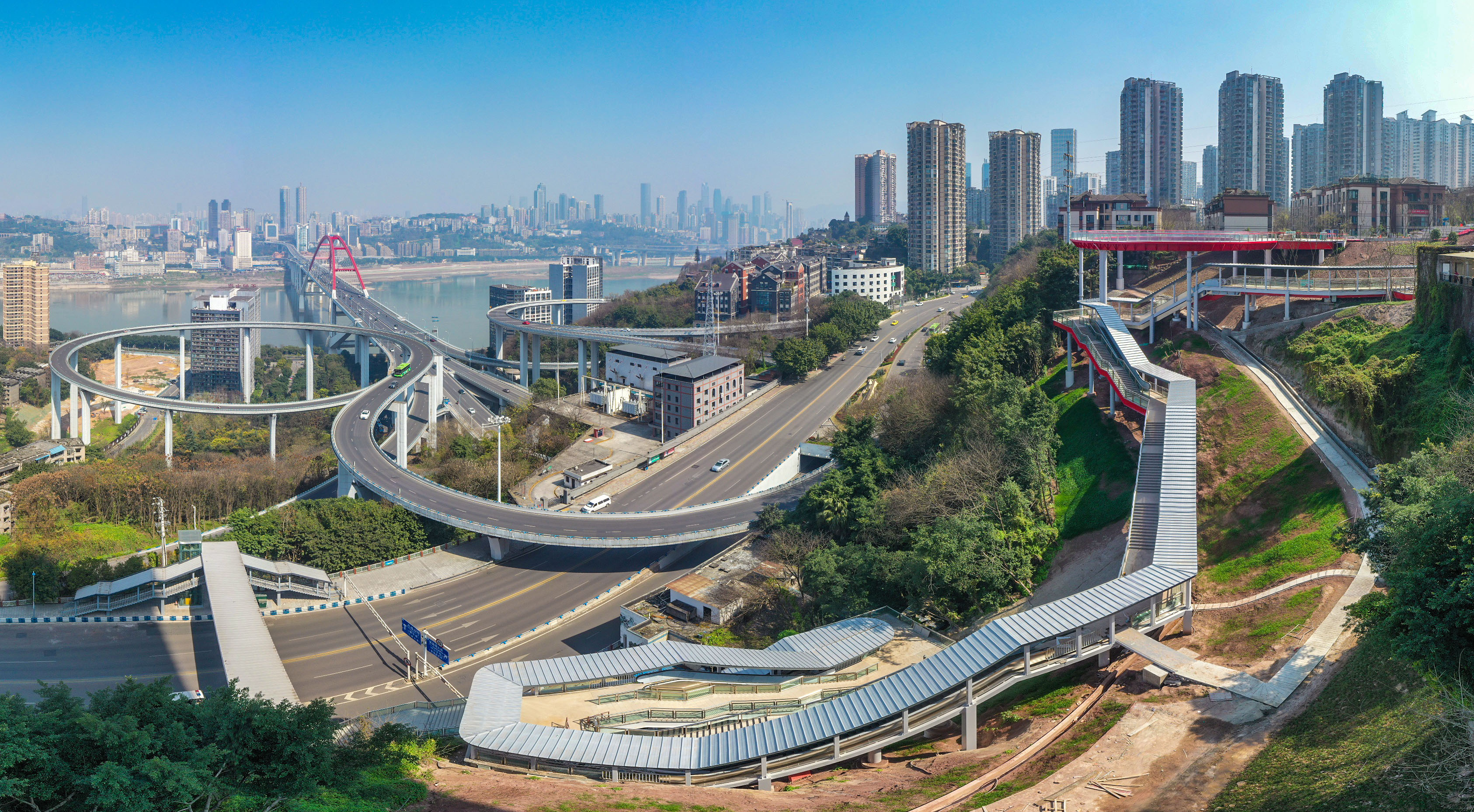 视觉重庆|南岸苏家坝步道观景平台预计5月前投用