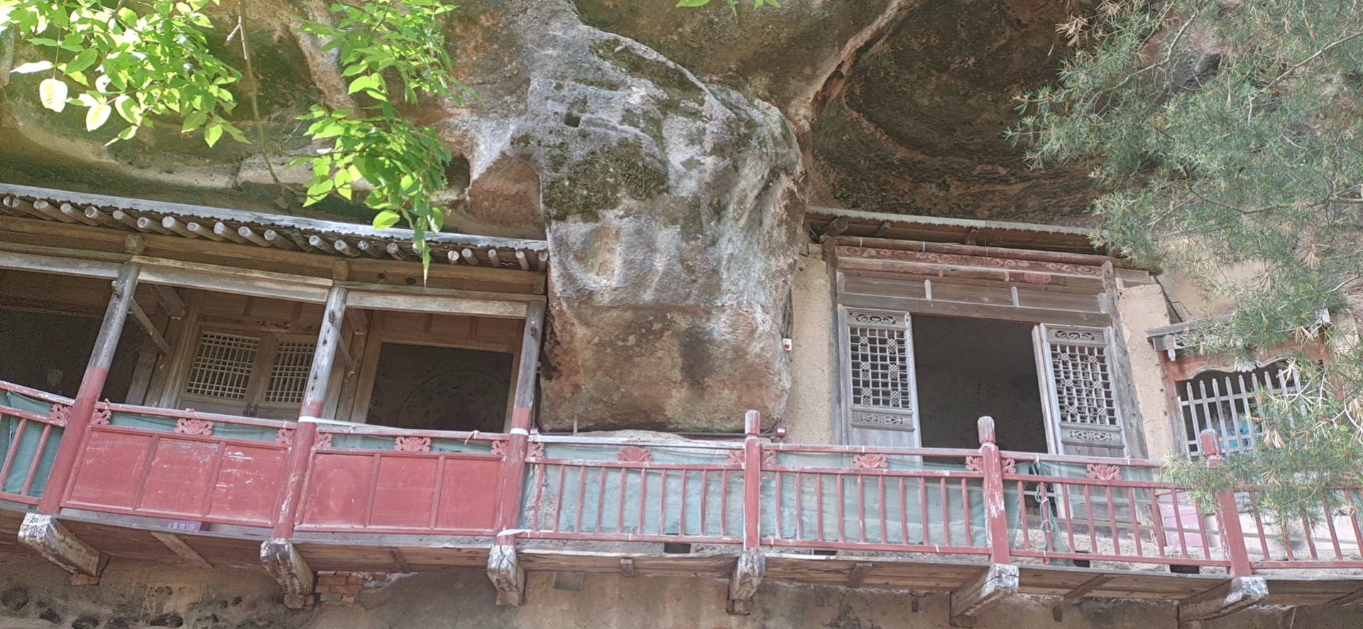 「且随风游」楹联游之麦积山瑞应寺对联