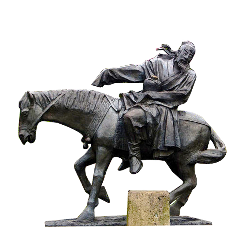 继承伟大功勋:李世民骑马铜雕的深刻意义