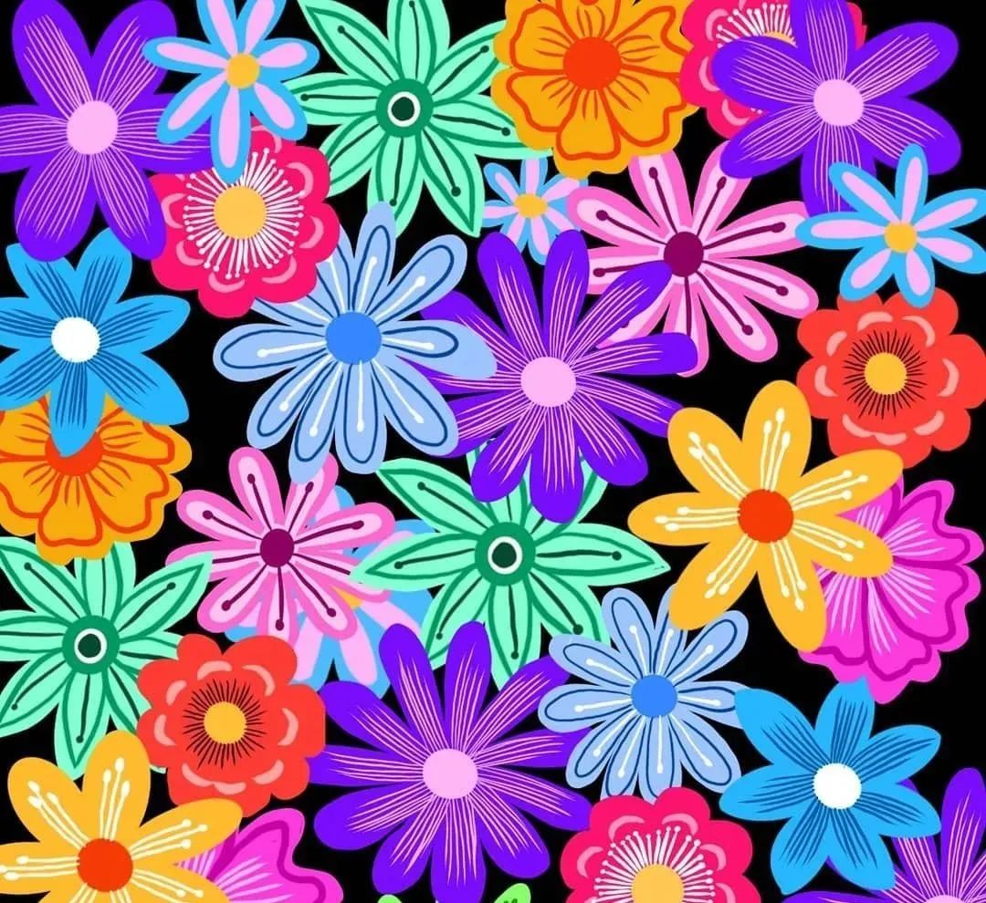 超美!21张别具一格的简笔色彩纹样,一定有你喜欢的一张