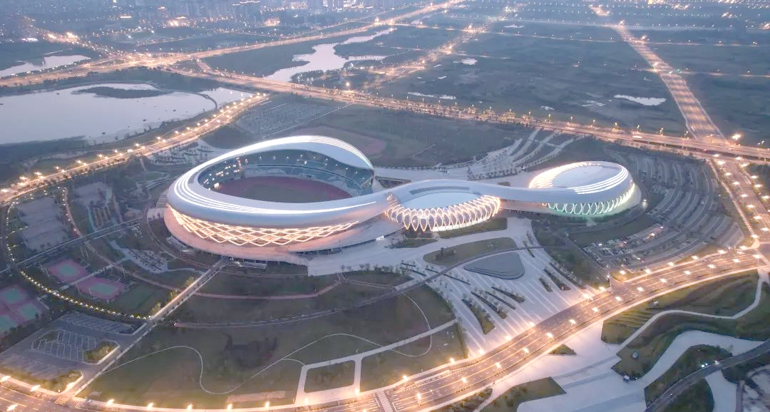 中国青花再现,滁州奥体中心斩获鲁班奖