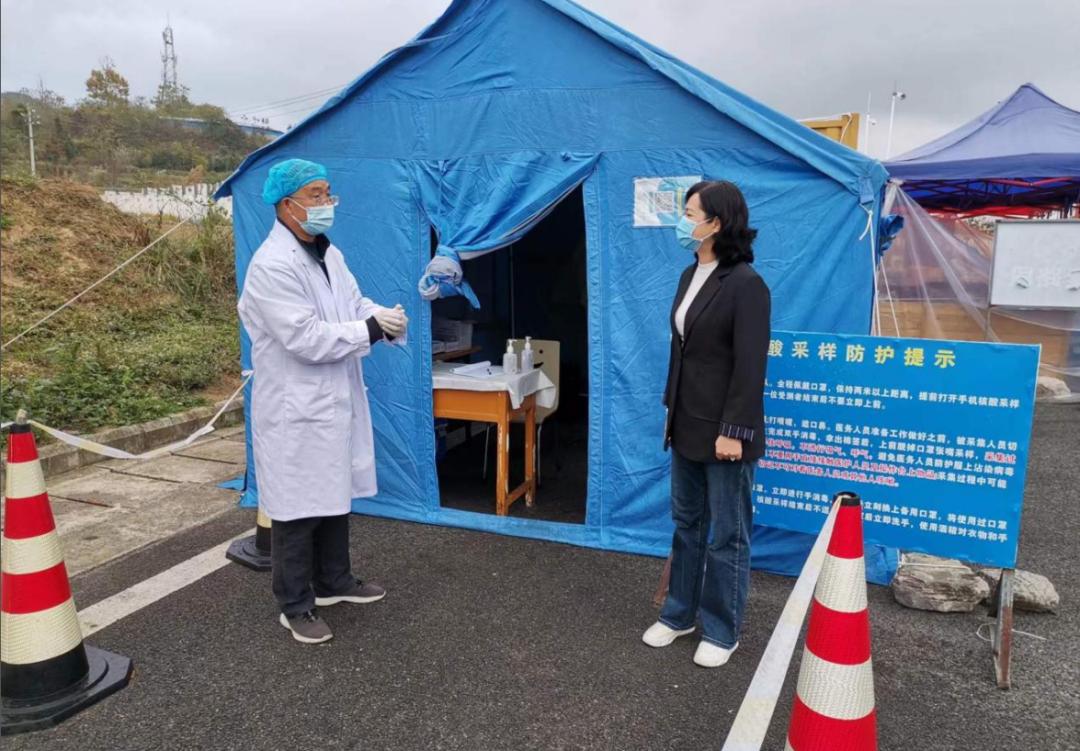 郑琼开展巡河及疫情防控检查工作