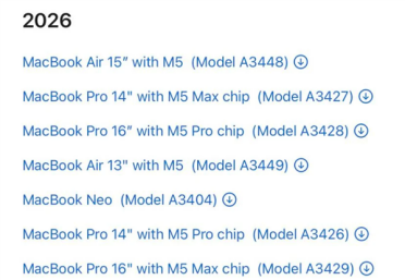 苹果最便宜笔记本提前现身：将定名MacBook Neo！