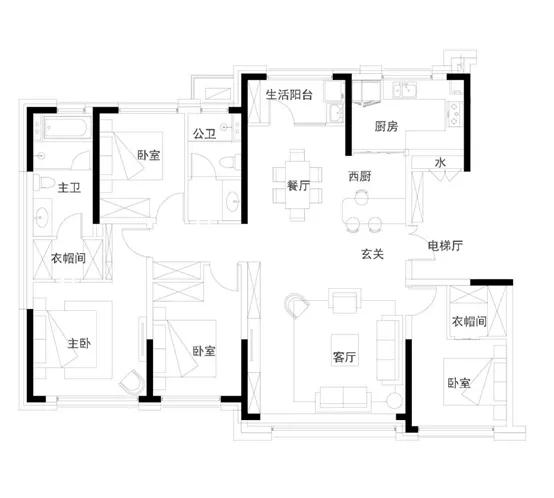 扬州紫薇公馆户型图图片