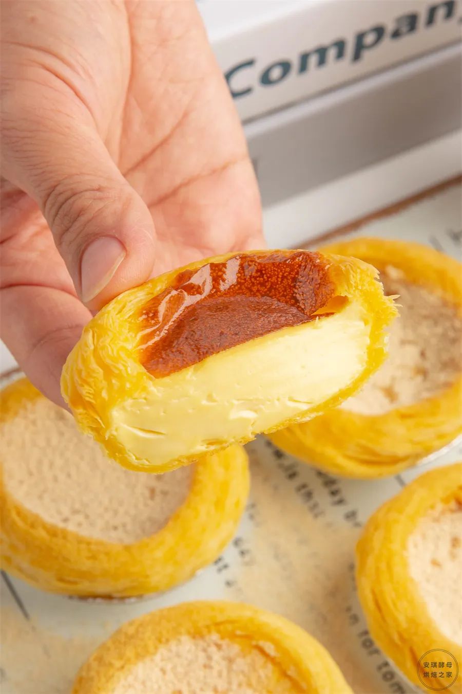 两步就搞定!吹爆这个豆乳蛋挞,一口爆浆,清爽不腻!