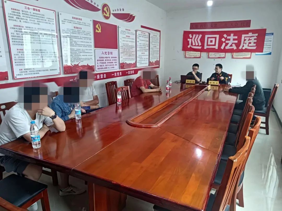 法庭到村开庭  村民当场获青苗补偿款