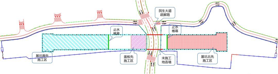 深圳地鐵13號線二期(北延)工程長春北路站車站主體結構封頂