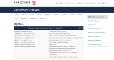 苹果越封闭开源越强大！M1/M2在Linux上拿下OpenCL 3.1全球首认证