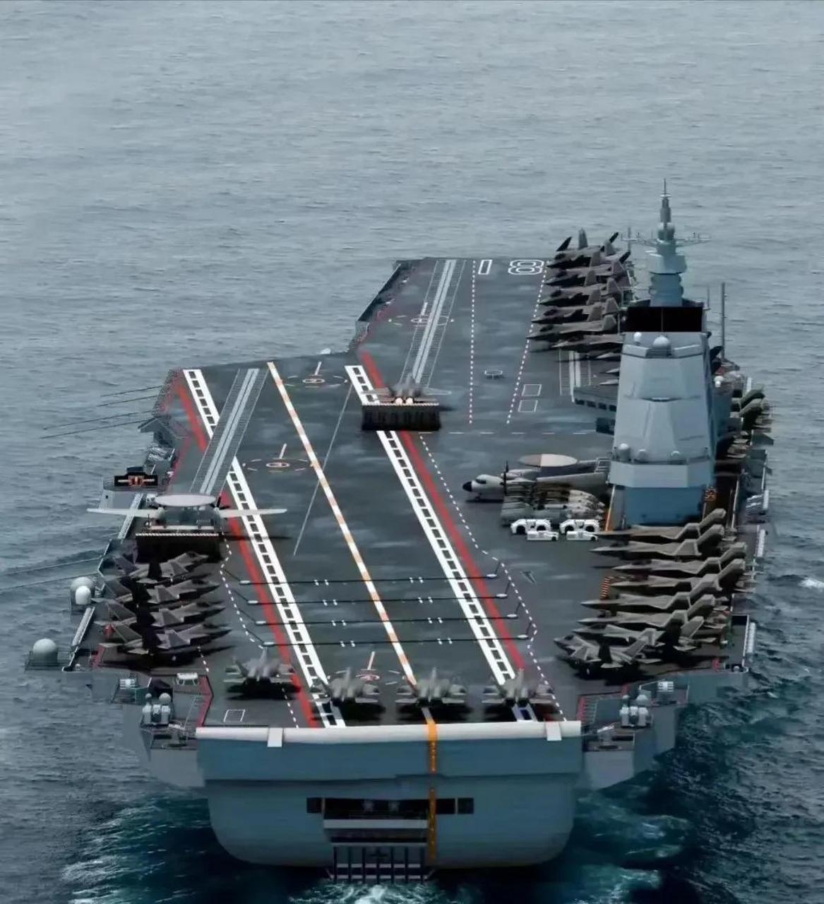继续建造航母,拉爆美国 根据网上的消息,美国现役有十一艘航母,最早的