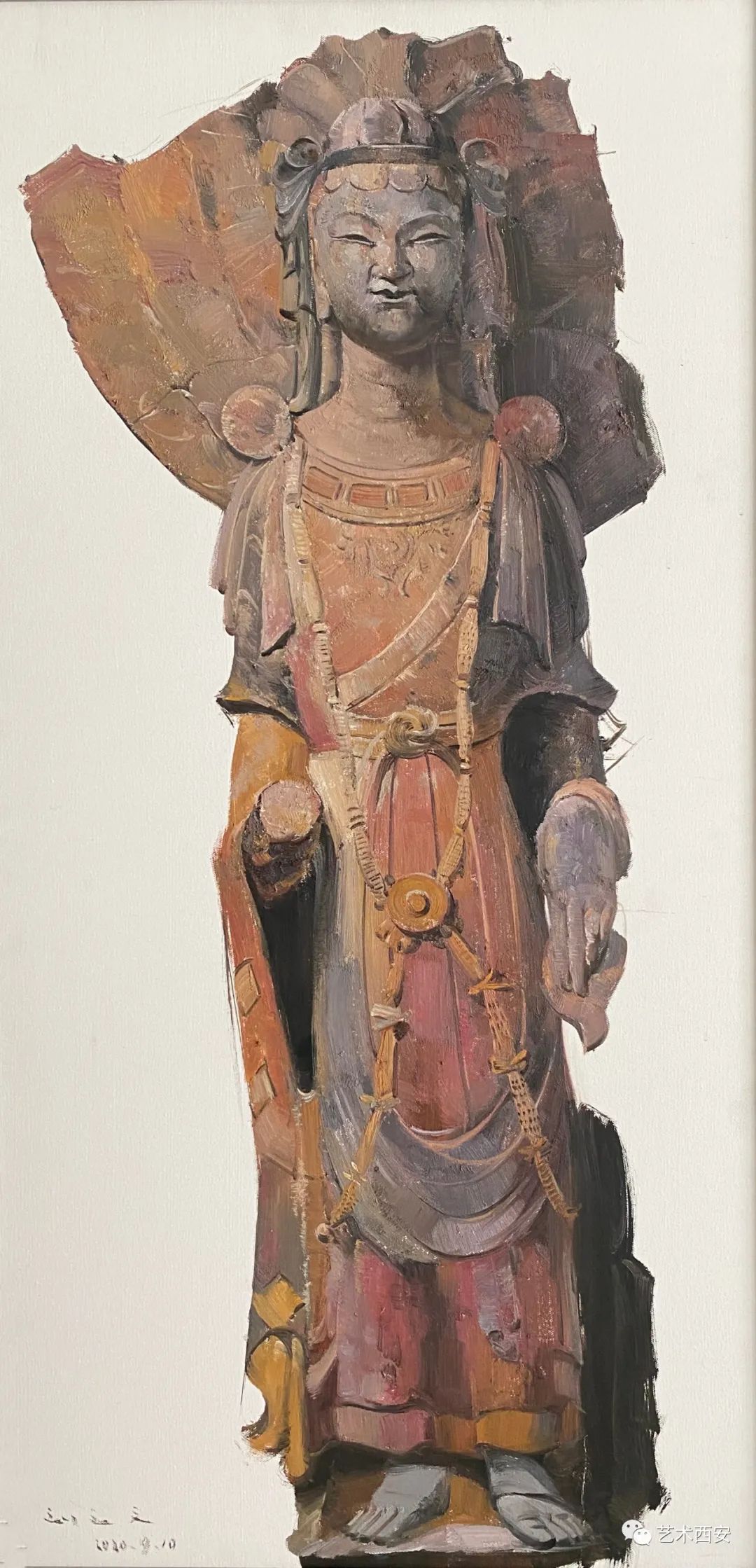 展览|为佛造像——刘文文佛造像油画作品展(高清作品)