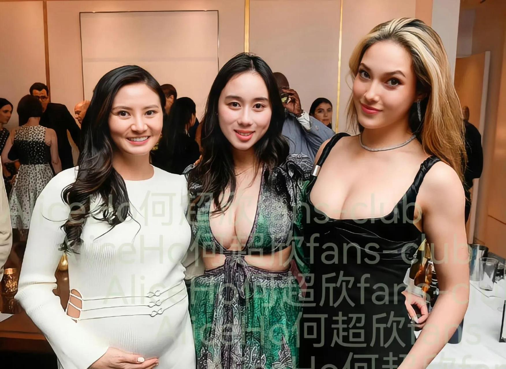 赌王何鸿燊最小的女儿何超欣今年才23岁,大眼袋,法令纹,游泳圈一个都