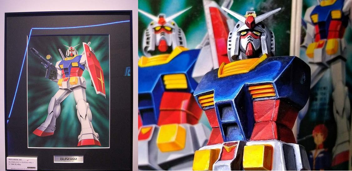 达人制作盒绘涂装版初代高达,成功表现出从纸箱中浮现出来的感觉