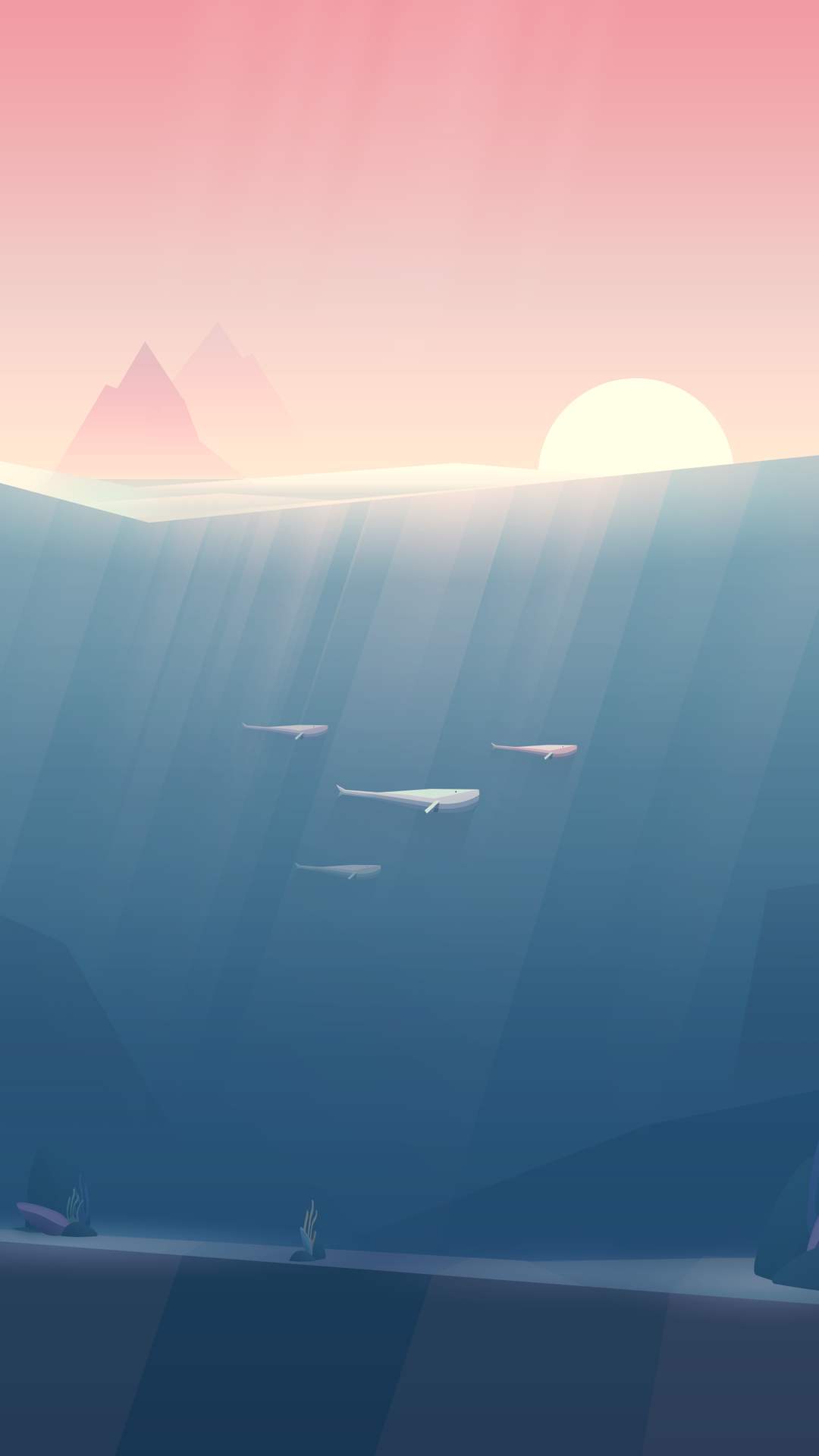 手机简约纯色水彩壁纸推荐~喜欢的朋友赶紧下载吧