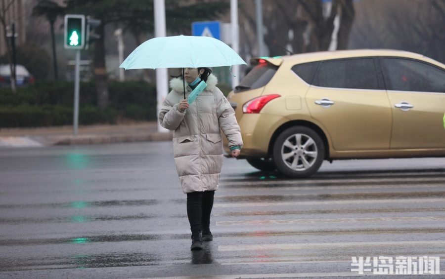 青岛市气象台预报今天白天阴有小雨转小雪"在线等雪"能成功吗?