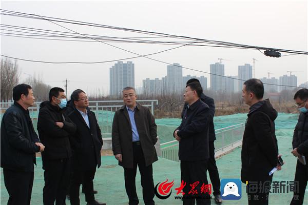 阳信县委副书记,县长宋全星调研县重点水利项目建设情况