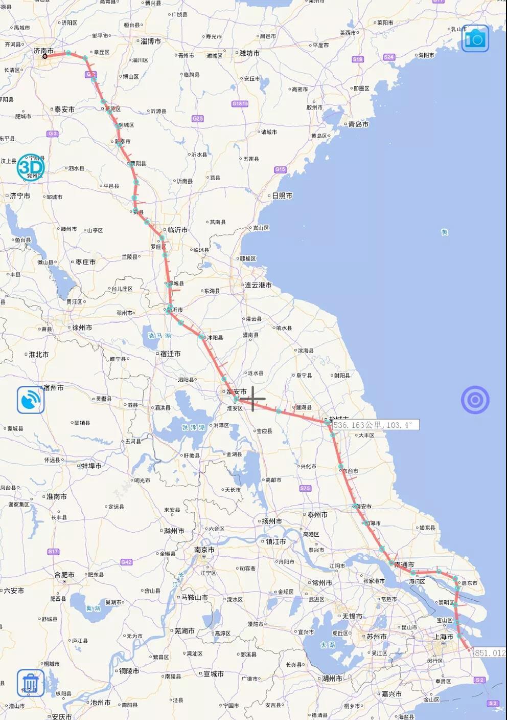 济南至上海高铁最快通道,京沪通道最快的一条路线