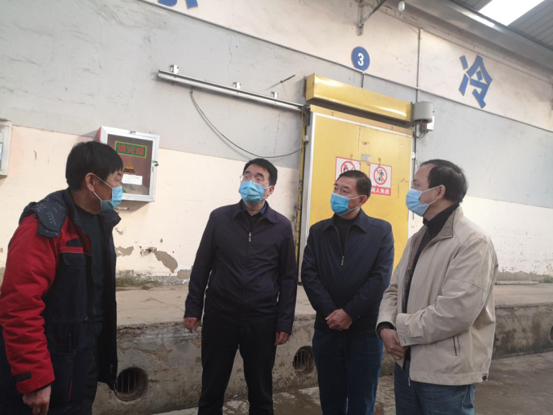 市市场监管局局长尹建军带队督查冷链食品疫情防控工作
