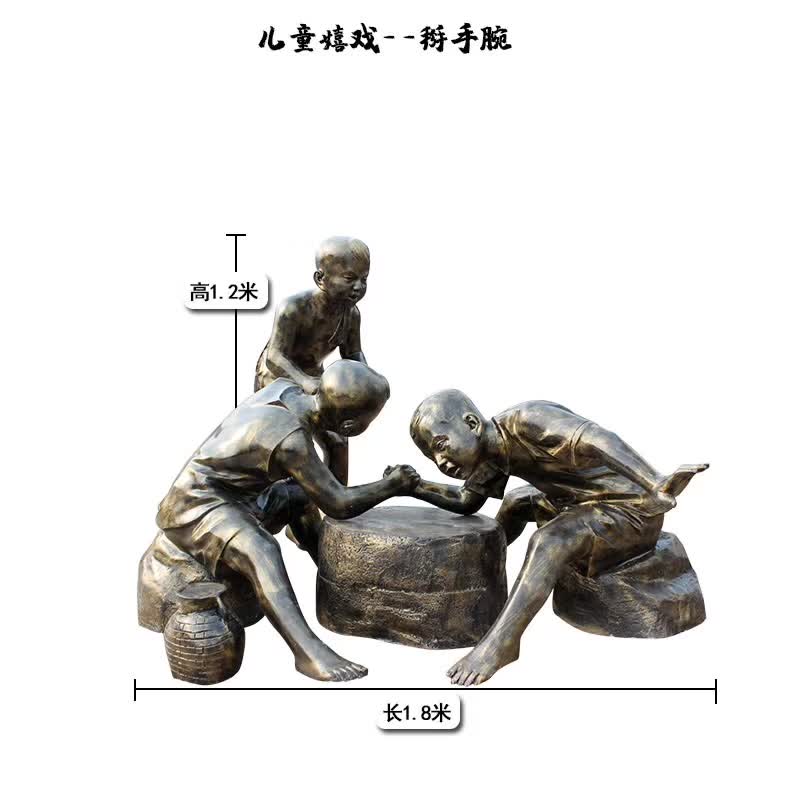 传承之美——掰手腕铜雕的艺术足迹