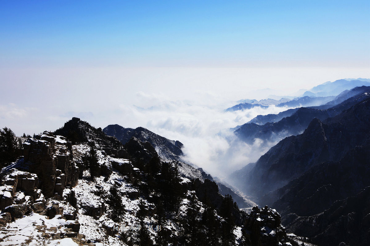 雪晴雪白,雪後賀蘭山,風雪轉角樓(之三)