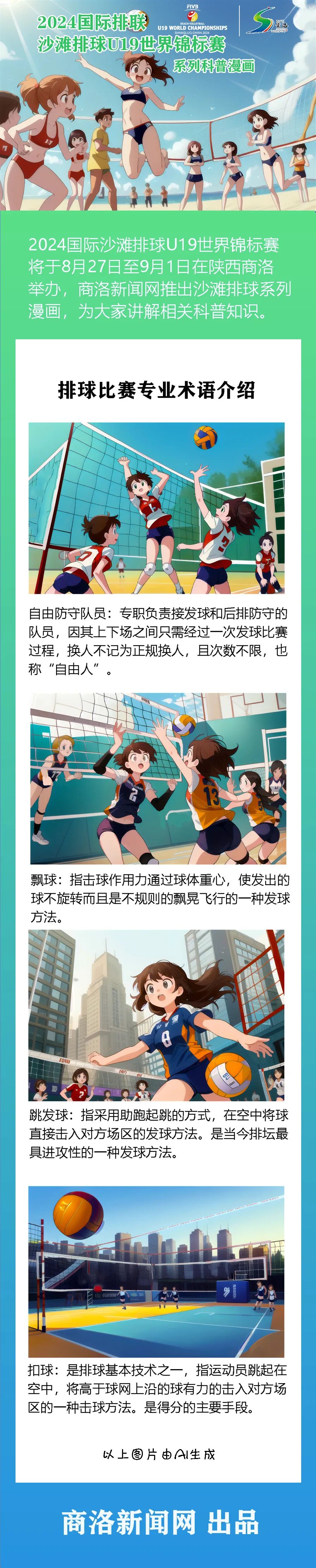 ai科普漫画丨⑥排球比赛专业术语介绍