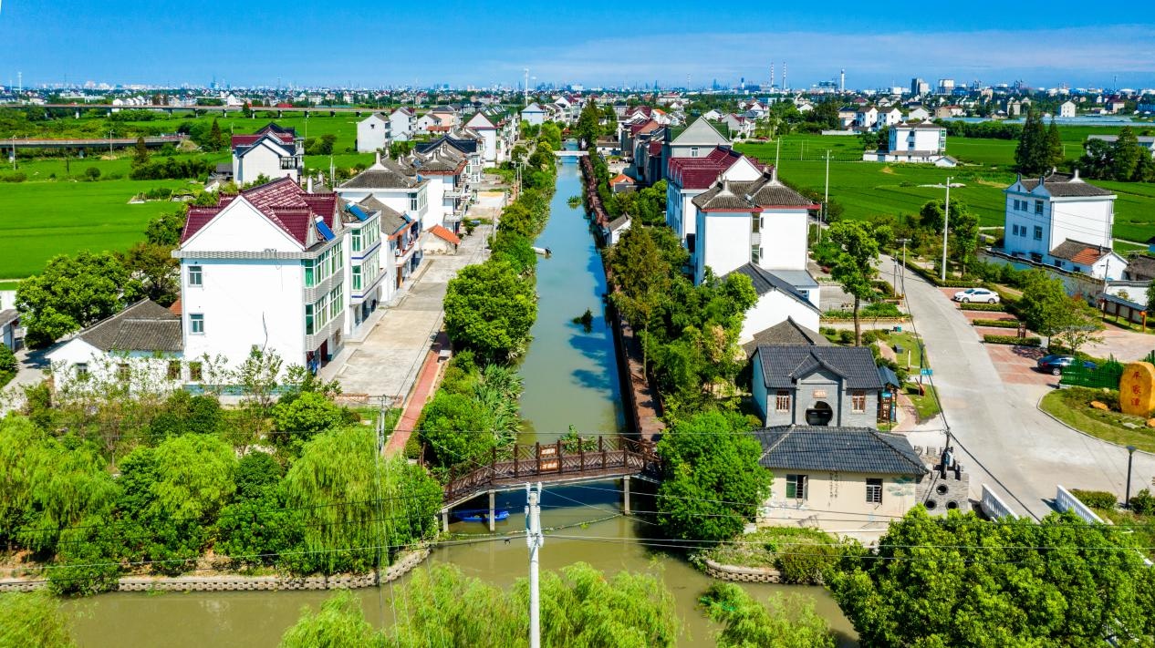 平湖市新仓镇"拆改结合"换美丽城镇新貌