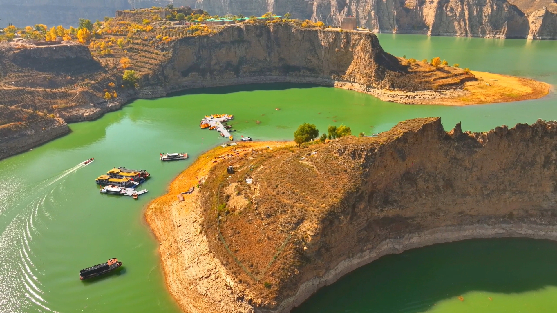 千城胜景|老牛湾黄河大峡谷:大河静谧 山峦连绵