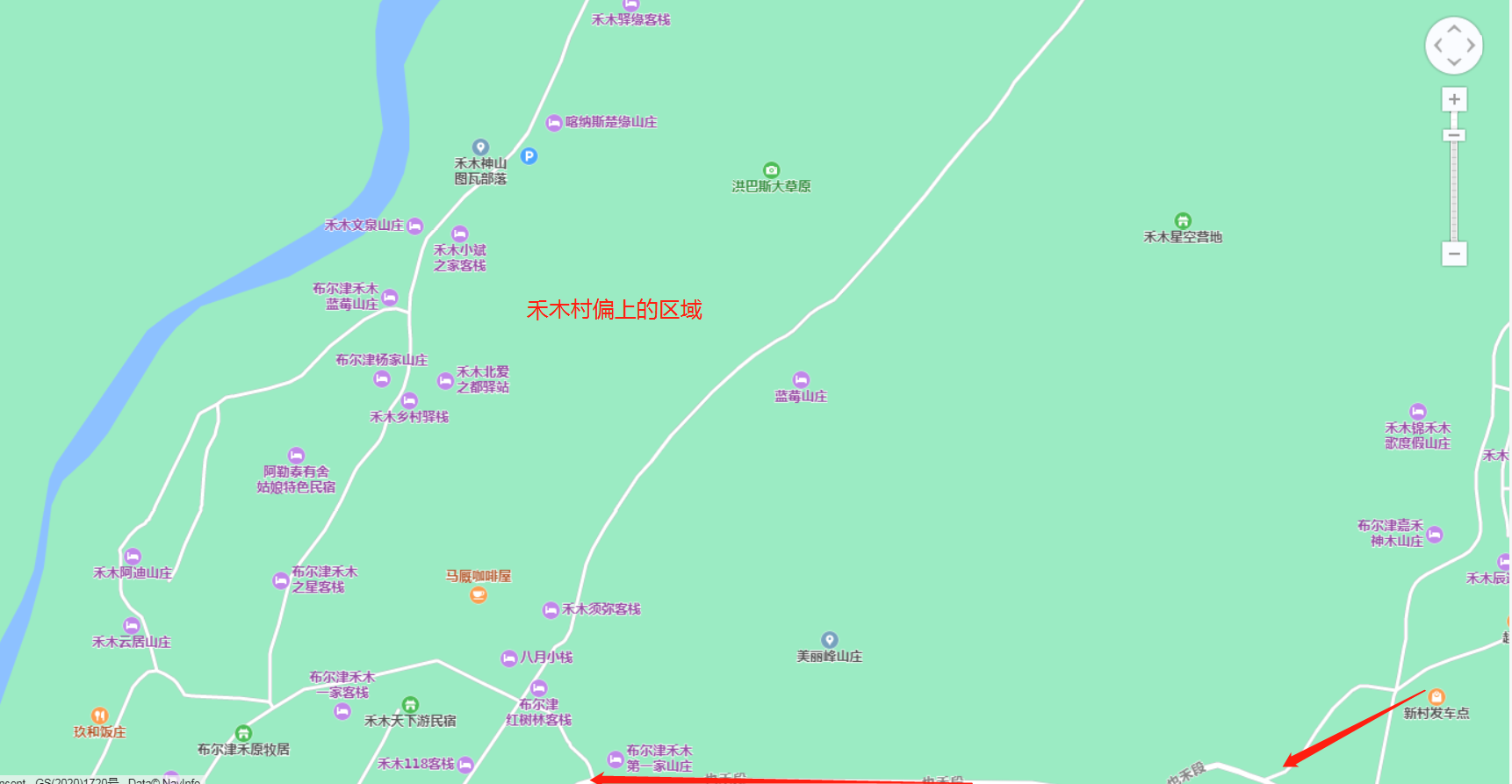 夏季避暑胜地禾木村,选好住宿位置,才能有好的旅行体验