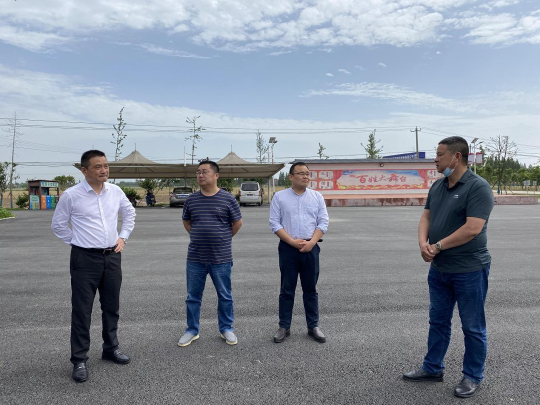 市委副书记郭劲松到横沟市镇调研乡村振兴工作