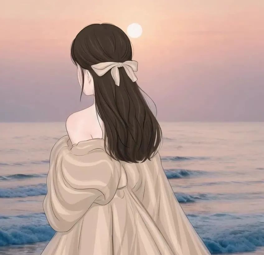 夕阳下的女生背影头像,成为无数人的心仪之选