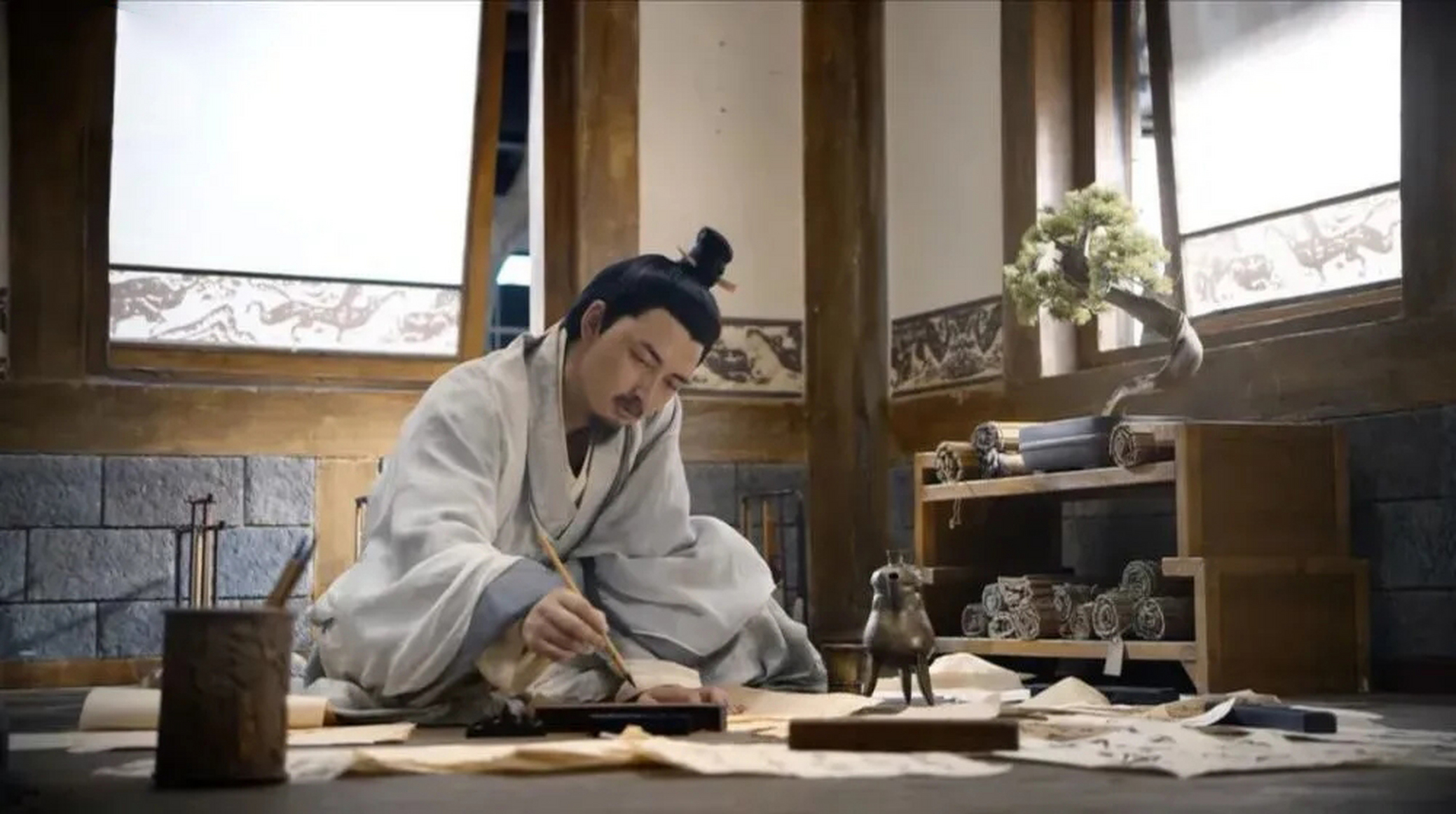 王献之与郗道茂青梅竹马,两人结婚后,亲人相继去世,他们相互扶持共度